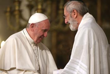 Francis synagogue rome chief rabbi